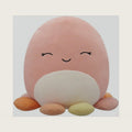 Original 12in Melina the Happy Peach Octopus – Official Plush (Medium-Sized)