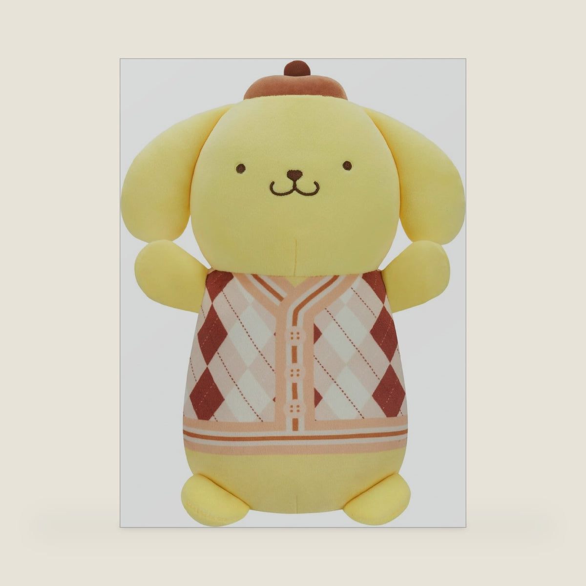 Squishmallows Original 10in Plaid Pompompurin HugMees – Ultrasoft Official Jazwares Plush (Medium-Sized)