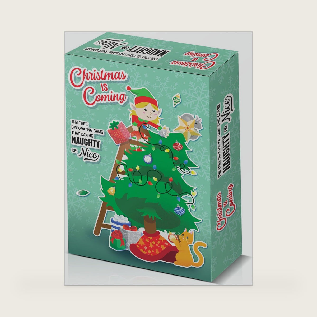 Christmas is Coming – Fun & Strategic Christmas Tree Decorating Game for Kids, Family & Friends, Holiday Party Game with Tree Decorating Theme, Fast-Paced & Competitive Gameplay, 2-4 Players