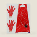 Geyoga Kids Spider Cape Gloves Set for Halloween Costume