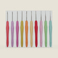Yarniss 10Size Small Crochet Hooks, Ergonomic Crochet for Thread 0.5~2.75mm