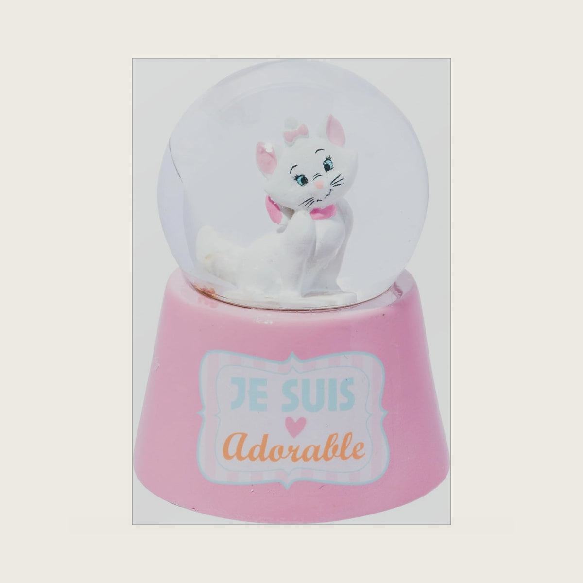 Silver Buffalo The Aristocats Mini Light Up Snow Globe, 45mm