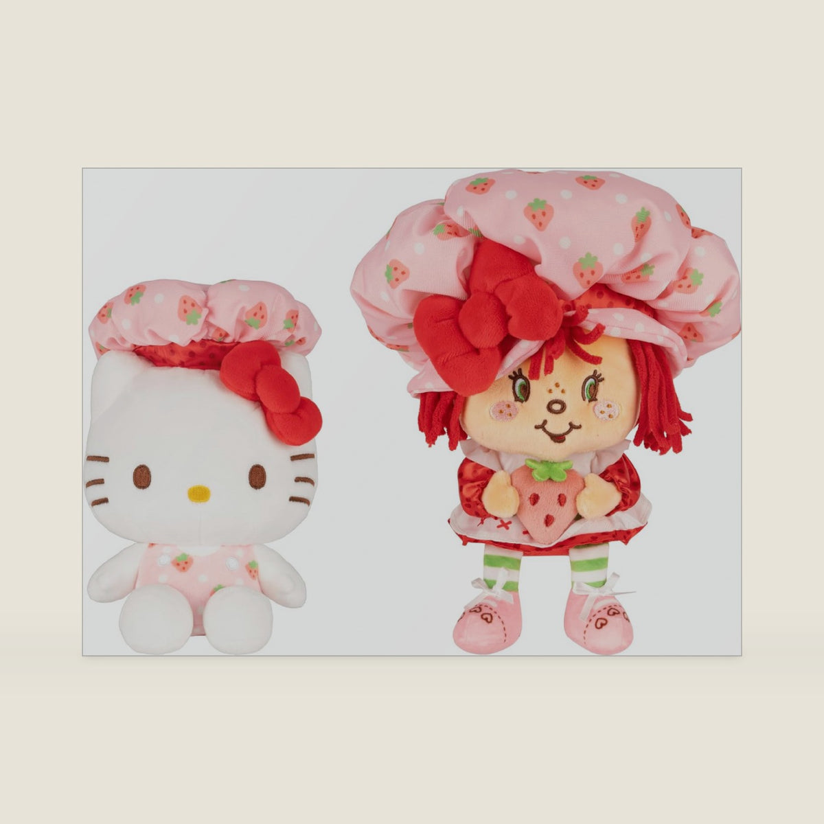 ® - 8-Inch Strawberry Shortcake x ® Plush 2-Pack - Officially Licensed Product from Jazwares - Ages 6+