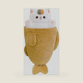 Ditucu 11.8 inch Taiyaki Cat Plush Pillow Cute Kitten Inside Fish 2 in 1 Soft Stuffed Animal Plushies Toys with Outfit Sleeping Doll Gifts for Girls Boys