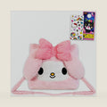 My Melody Plush Purse Set - Bundle with Plushie Plus Stickers