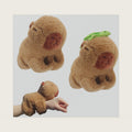 Animal Slap Bracelets,2 Pcs Capybara Slap Bracelet,Stuffed Animal Capybara Huggers Slap Bracelets,Stuffed Band for Birthday Party capybara Valentines Gift plush