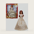 Barbie JBH97 Holiday Long Hair Signature Black Pretend Doll House Pretend Play 6 Years Old and Up Gold