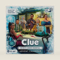 Clue Advent Calendar: Secrets Under Snowfall | 24 Days | Family Mystery Games | with 6 Winter-Themed Tokens and Surprise | Ages 10+ | 1+ Players