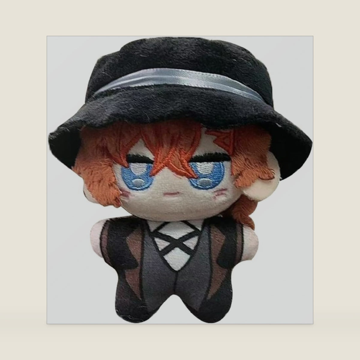 BSD Plush Nakahara Chuuya Soft Figure Anime Plushies Stuffed Pillow Schoolbag Wallet Pendant Charm Mini Hug Pillow Decoration