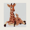 Real Planet 24" Giraffe & Calf Stuffed Animal - 2 Feet Long Mama & Baby Stuff Giraffe Plush, Giant Stuffed Animal, Safari Nursery Decor, (Giraffe & Calf)