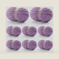 Chunky Yarn for Hand Knitting, Purple Blanket Chenille Yarn for Crocheting