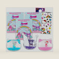 Tsunameez Keychain Set – Bundle with 3 Blind Bags Feat. Cinnamoroll, My Melody, Kuromi Mystery Head-Shaped Keyrings Plus Stickers & More