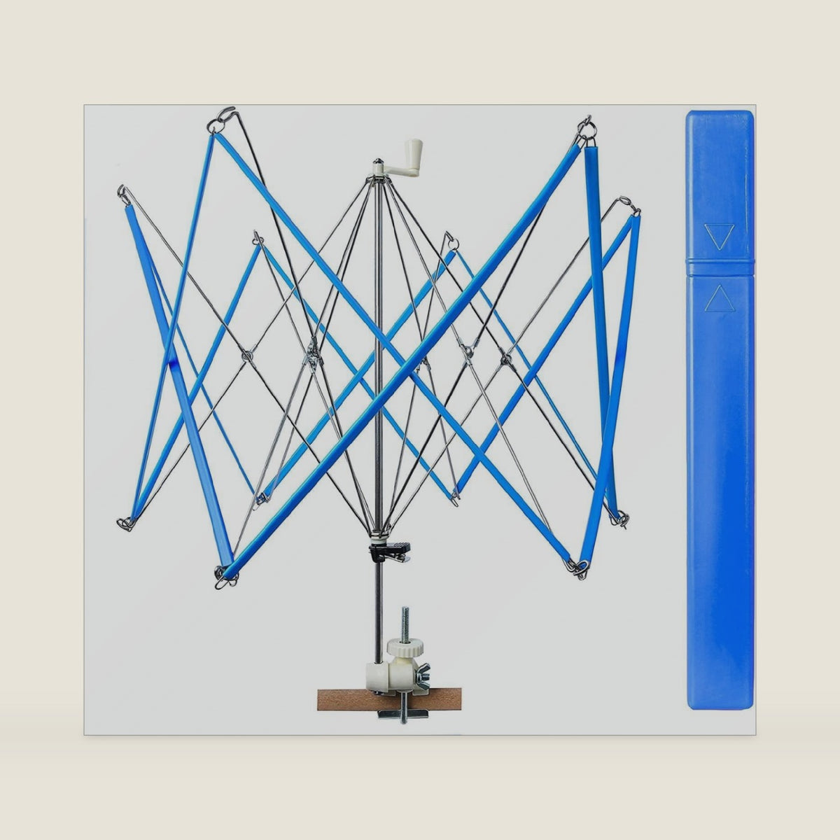 Yarn Swift Yarn Winder Yarn Ball Winder Knitting Yarn Holder,Packed in Long Boxes., Blue, 42 * 4 * 4