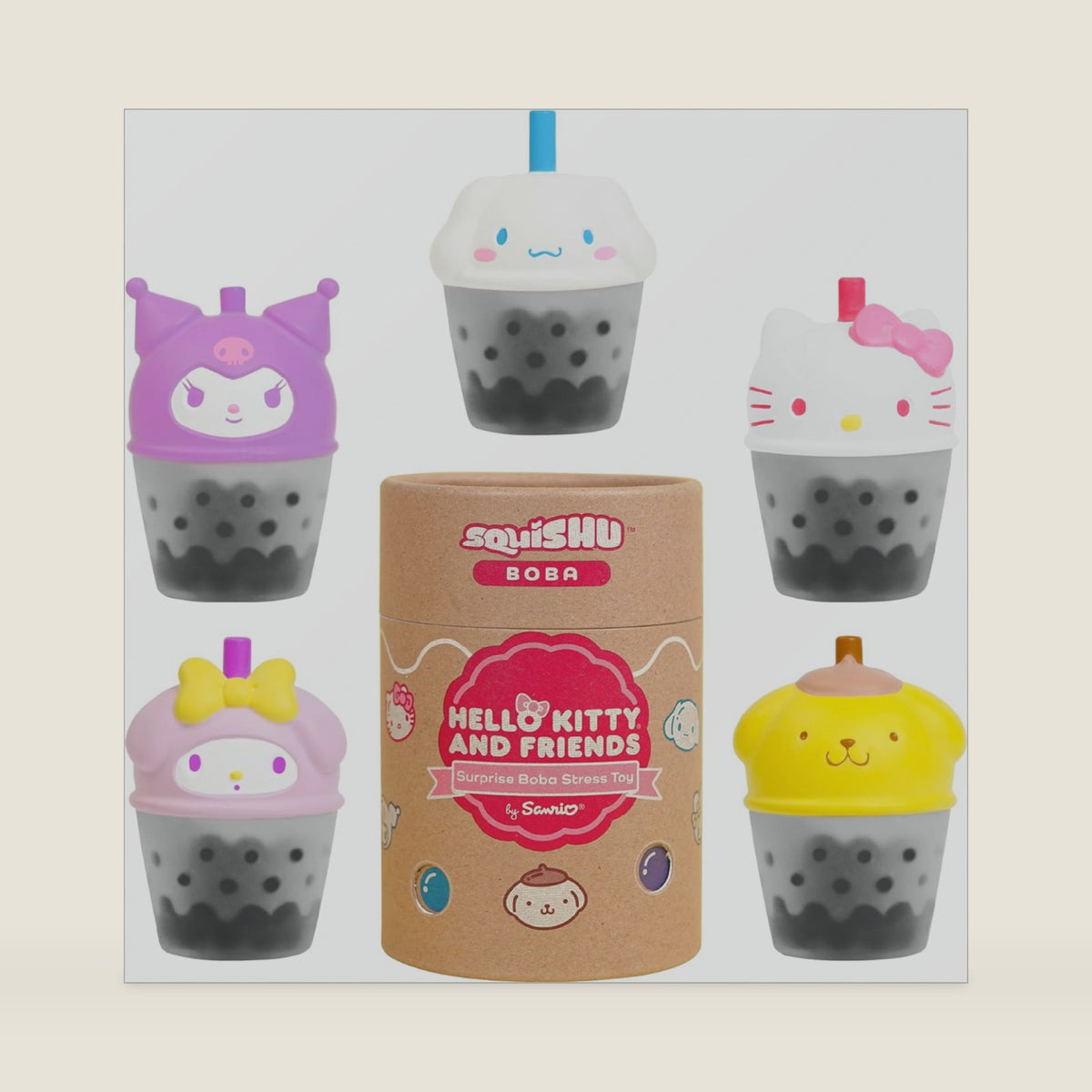 Hamee SquiSHU Boba & Friends Series 1 Blind Box - 1 Pc.