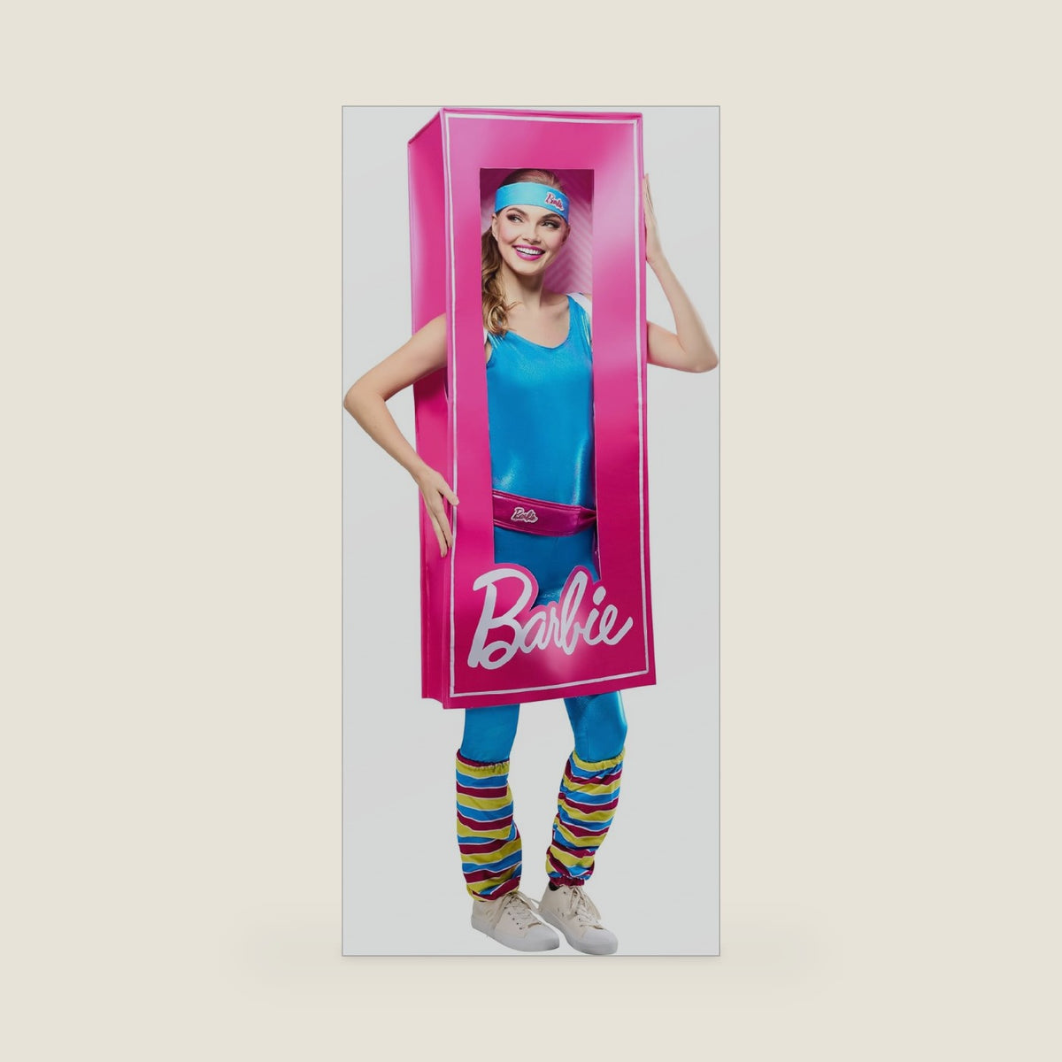 Rubies Barbie: Barbie Doll Box Costume for Adults, Women's One Size