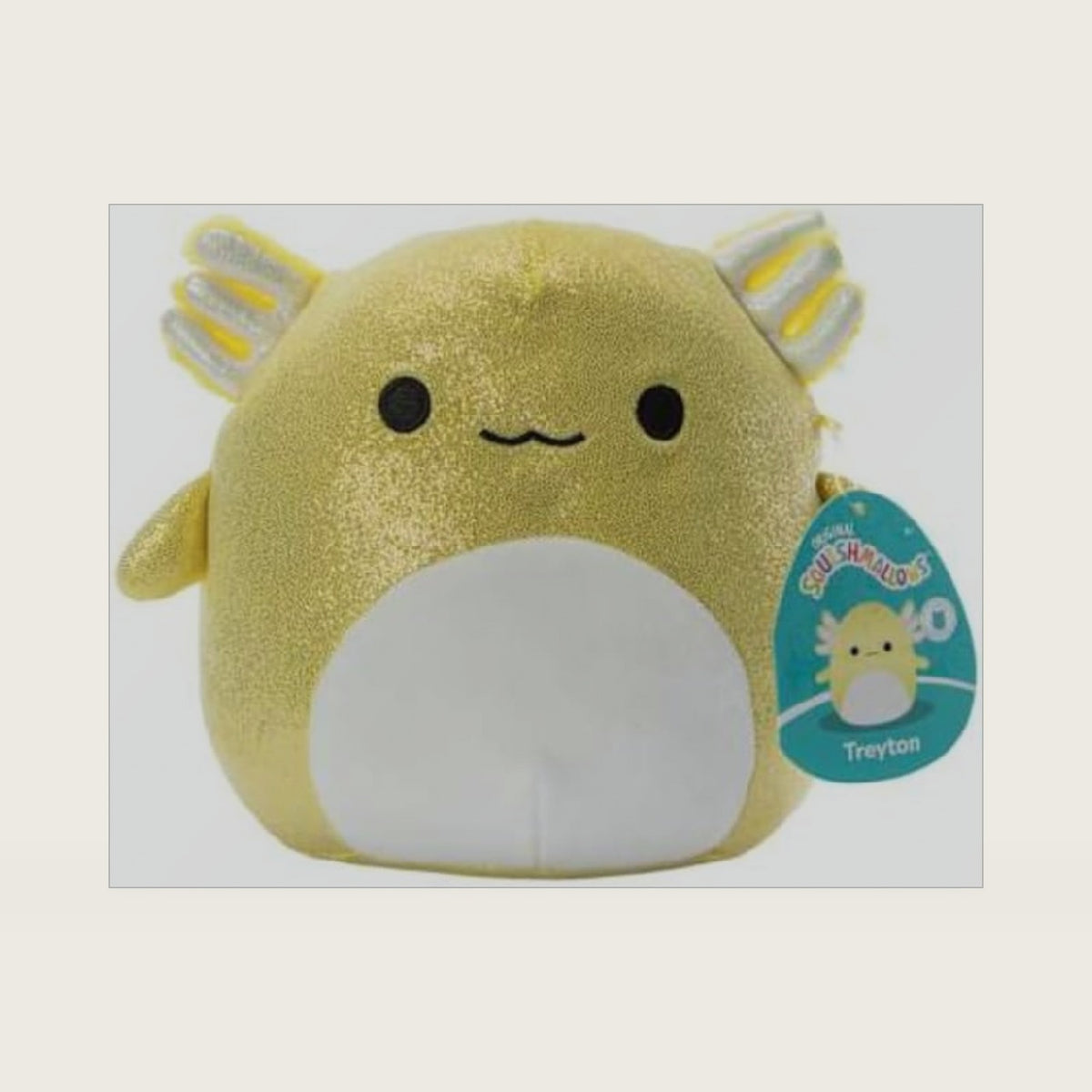 Treyton the Axolotl Glitter Squad 7.5 Inch Plush