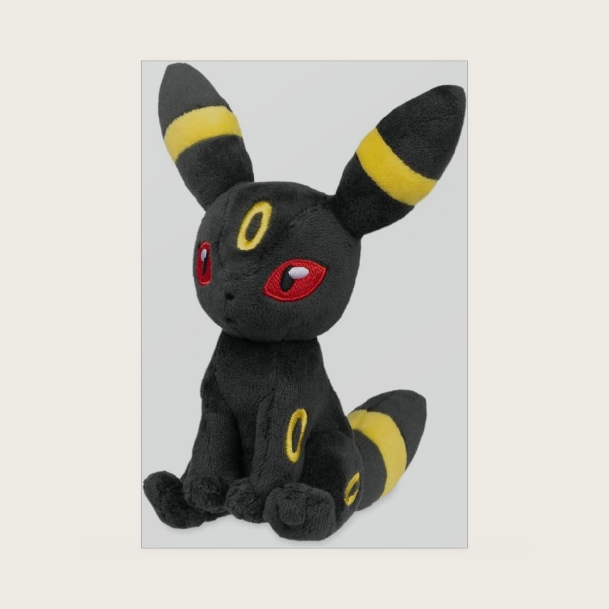 Center: Sitting Cuties: Umbreon Plush # 197 - Generation 2 - 6 In