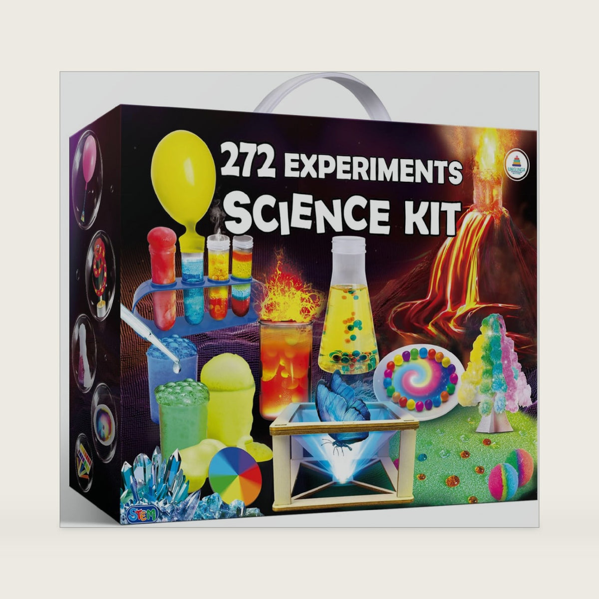 UNGLINGA 272 Experiments Science Kit for Kids, Chemistry Set