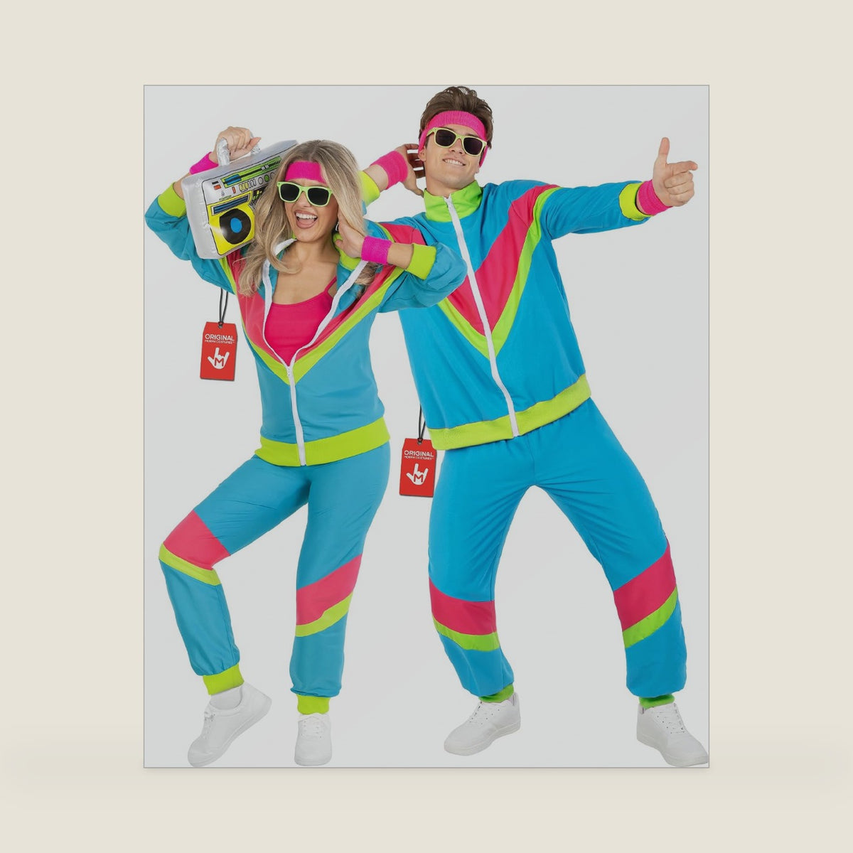 Morph, 80'S Track Suit Costume, Halloween Costumes for Adults