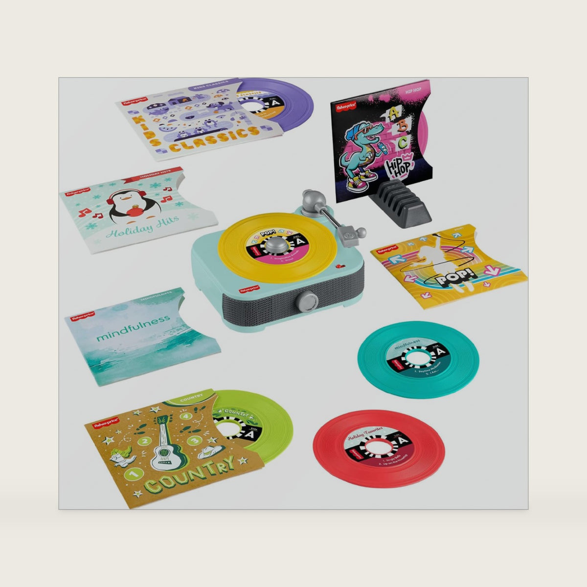 Fisher-Price Deluxe Rockin’ Record Player Set