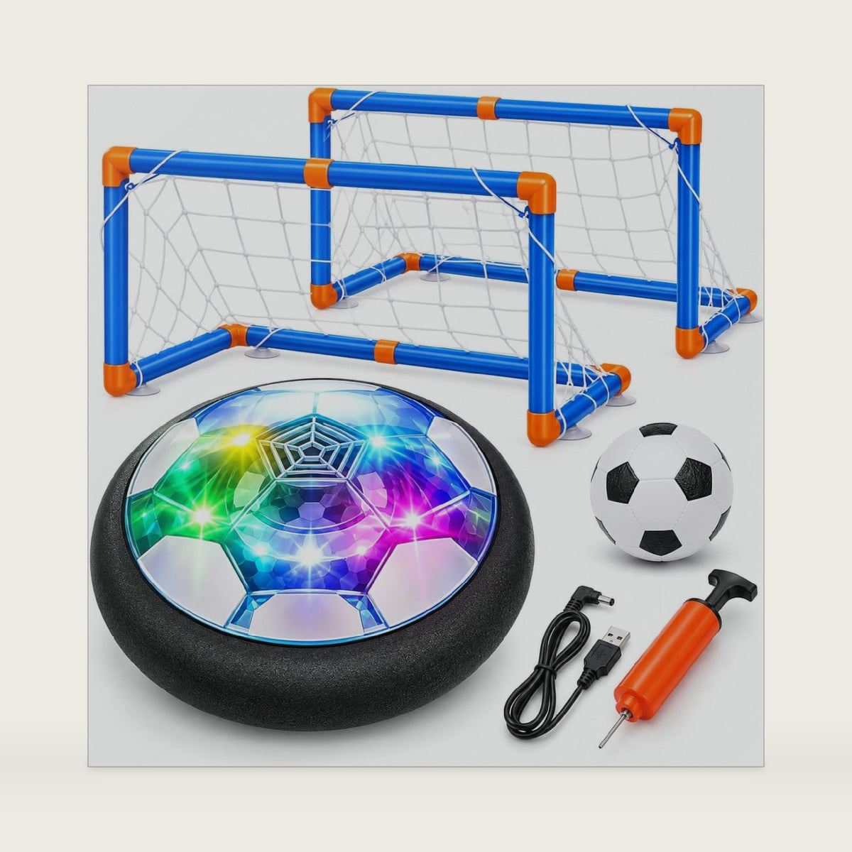 Hover Soccer Ball 4 in 1 Set, Indoor Soccer Ball Toy 3+Kids