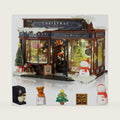 Christmas Miniature Dollhouse Kits, Tiny House Kit and Light