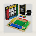 Classic Original Shut The Box Game Wooden Math Dice Board Game 2-4 Players