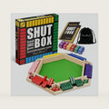 Original Classic Shut The Box Game Wooden Math Dice Board Game 2-6 Players
