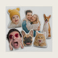 Custom Face Photo Pillow, Personalized Body Shaped Pet Plush Gift