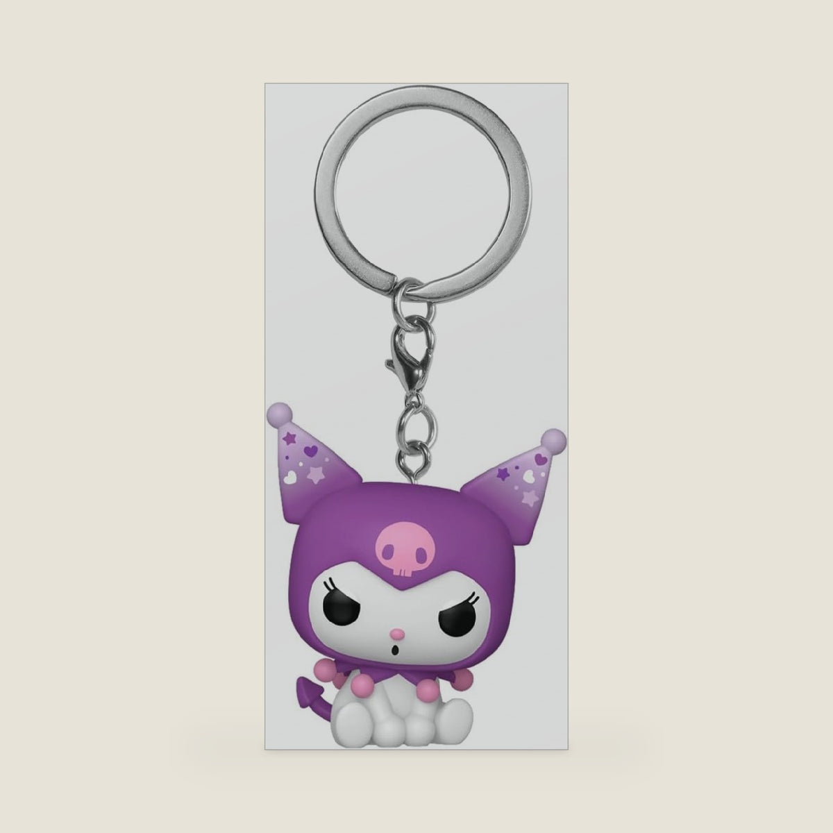 Pop! Keychain: Kuromi 20th Anniversary &My Melody 50th Anniversary - Kuromi - Novelty Keyring - Collectable Mini Figure - Stocking Filler - Official Merchandise - Backpack Decor