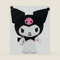 Kuromi Cuddle Pillow Buddy, Kids Bedding Super Soft Plush Kawaii Pillow, (Officially Licensed Product) By Franco Collectibles