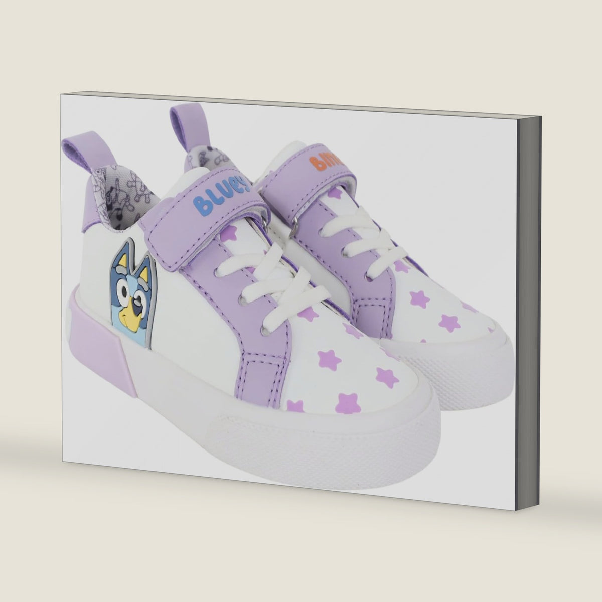 Bluey Girls Low Top Sneaker and Bingo Youth Court Shoes