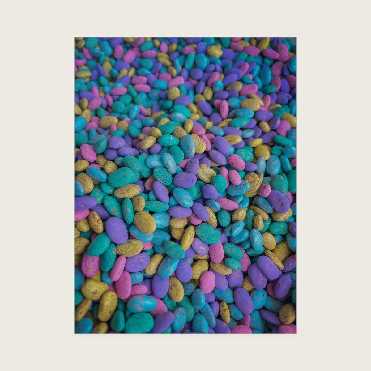 Colorful Sensory Bin Filler Themed and Seasonal Beans (Pastel, 4 Cups)
