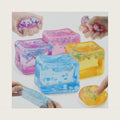 Chridark Stress Cube Fidget Toy for All Ages: 4 PCs Sensory Squishy Fidget