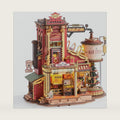 ROKR 3D Puzzle for Adults Christmas Dream Gift Factory DIY Miniature House