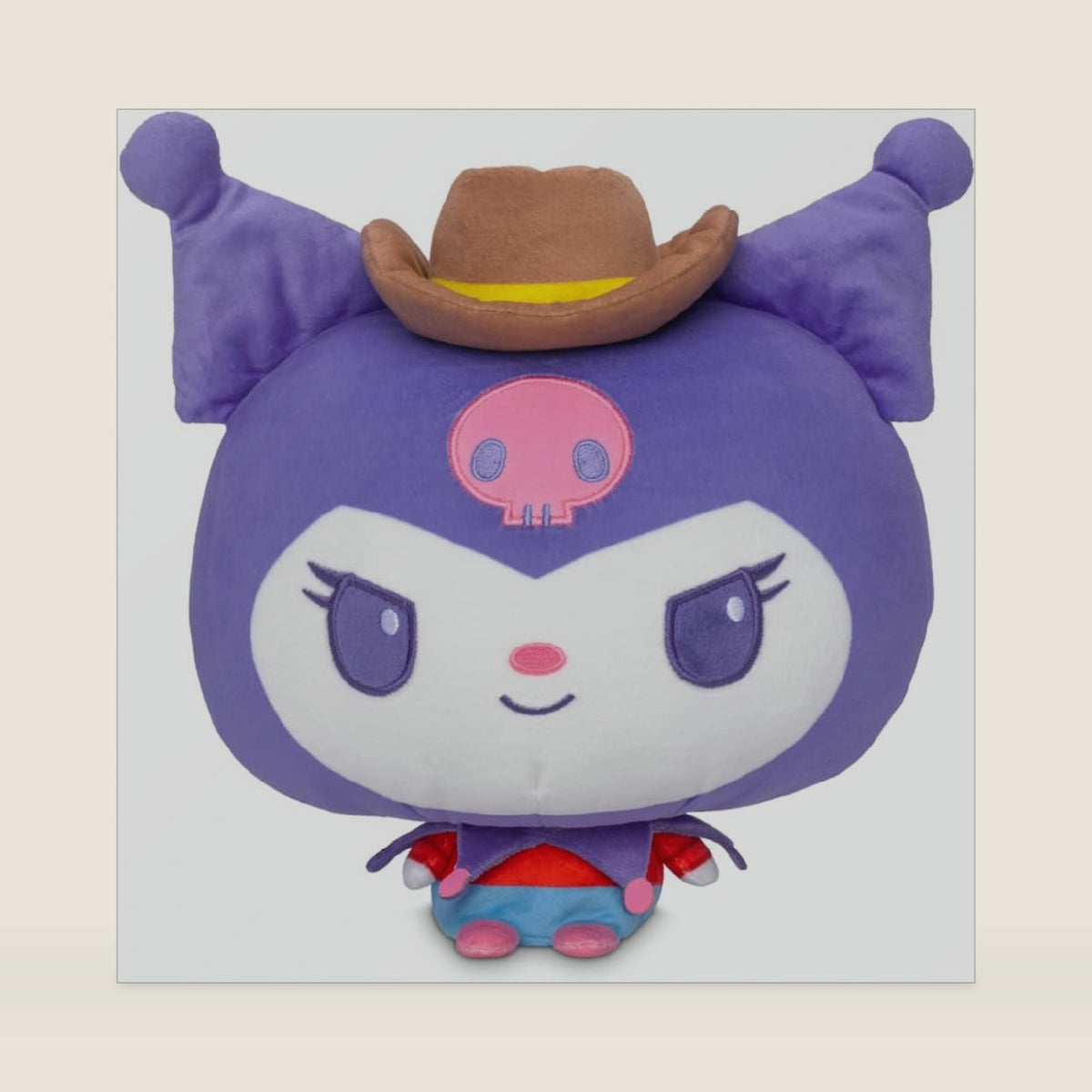 TeeTurtle Cloudheads Cowgirl Kuromi Cuddly 8 Inch Plushie