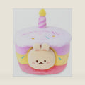 Anirollz Bunniroll Birthday Cake Outfitz Mini Plush 4in
