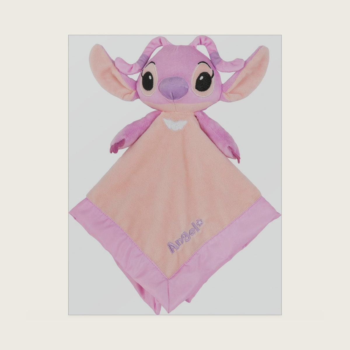 Kids Preferred Baby Lilo and Stitch 12 Inch Angel Plush Newborn Toddler Baby Blanket Lovey, Snuggle Toy Stuffed Animal Baby Blankets for Girls