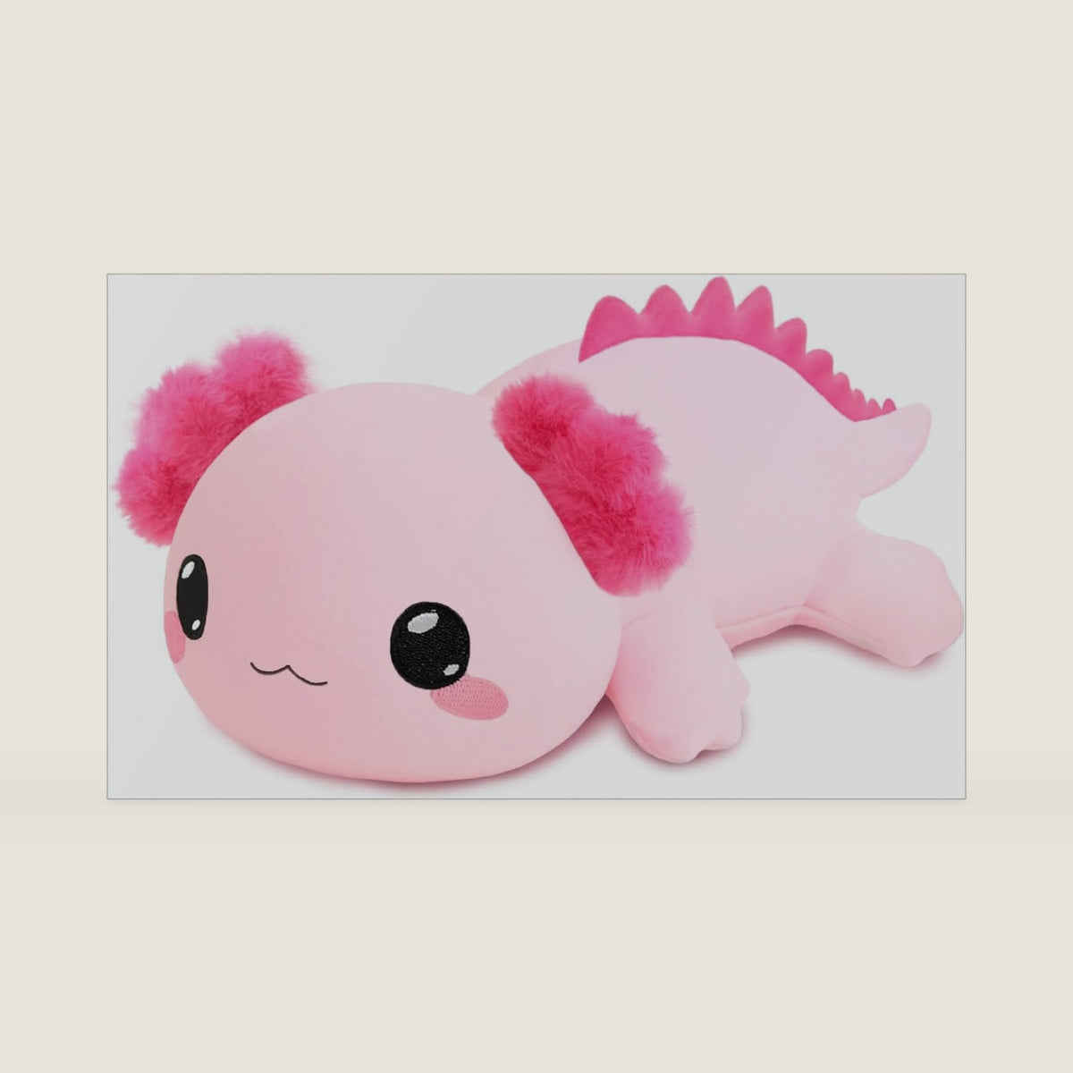 TOYSYM Weighted Stuffed Animals, Axolotl Stuffed Animal with Weighted Beads, Cute Plush Toy Pillow Gifts for Adults Kids Boys Girls