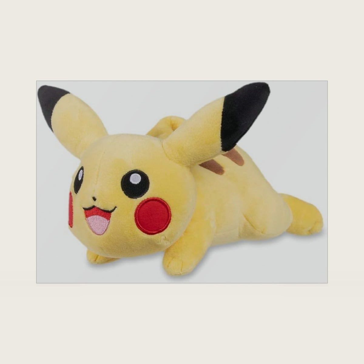 Center: Running Pikachu Poké Plush, 7 Inch