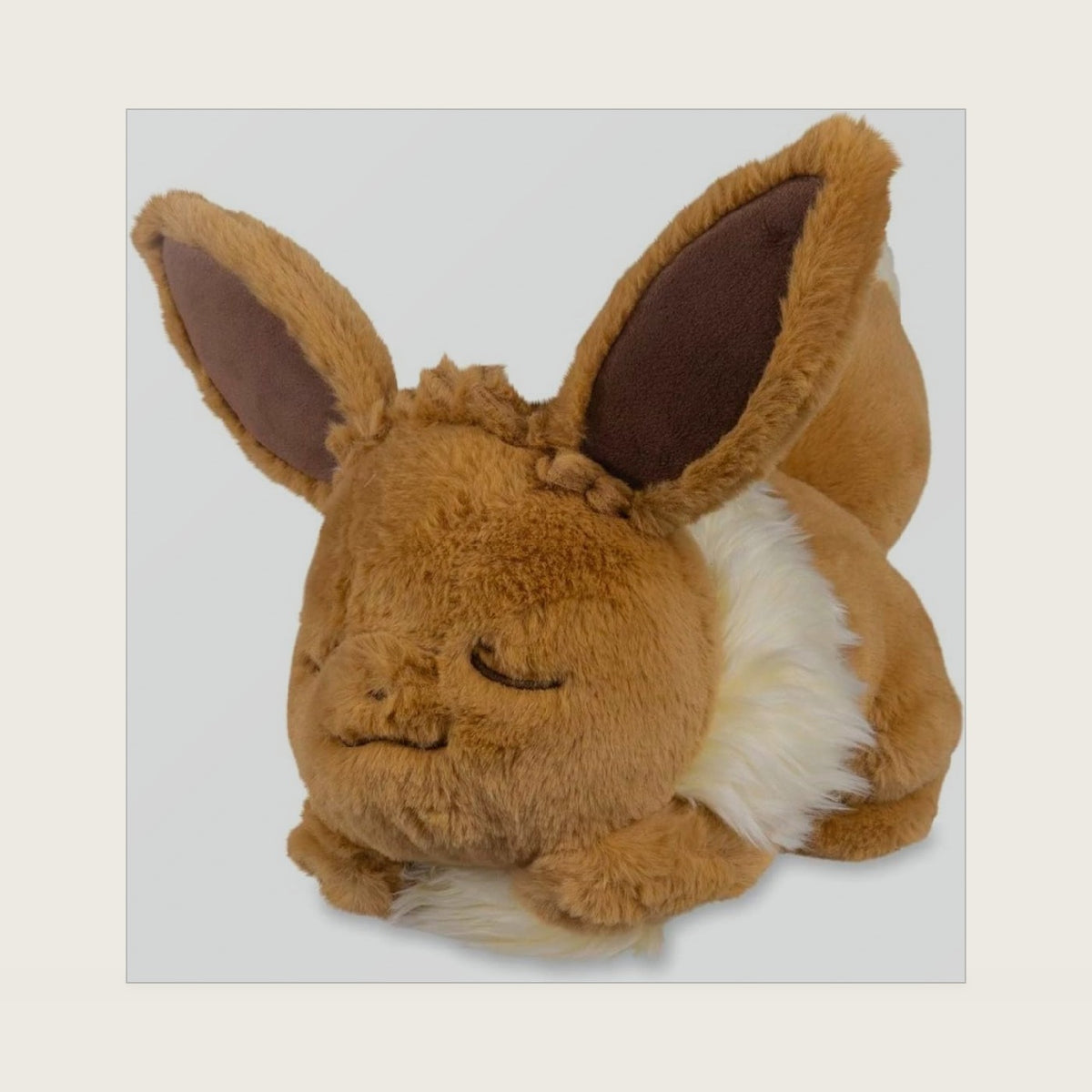 Center: Relaxing Eevee Plush, 15 Inch
