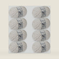 Cozyful Chunky Yarn for Hand Knitting - #10 Chunky Chenille Yarn, Jumbo Big Thick Chunky Yarns for Crocheting, Super Bulky Chunky Knit Blanket Yarns, 8 Skein (22 yds 8 oz Each Skein), Beige White