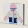 Bluey Girls' Hooded Fleece Zip-Up Jacket Toddler to Big Kid
