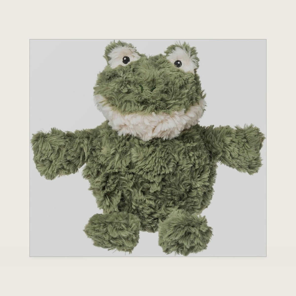 Mary Meyer Stuffed Animal Again Friends Soft Toy Made from Recycled Materials, 6-Inches, Sprouts Frog