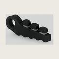 Distractibles 3-in-1 Fidget Spinner with Clicker Buttons and Sensory Strip, Stress Relief Fidget for ADHD and Anxiety (Black)