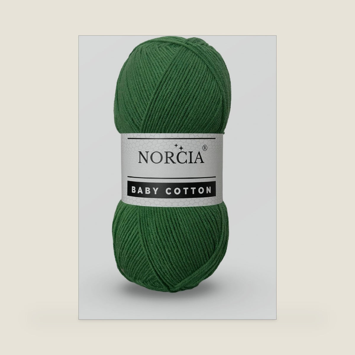 Baby Cotton, 55% Cotton 45% Acrylic Yarn, Fine/Sport (2) for Crochet and Knitting, Soft Amigurumi Yarn, 100 gr (361 yds)