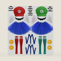 PIIDUOO Halloween Costumes Accessories for Adults Women - Duo Halloween Costumes for Best Friends - 2 Person Cosplay Party Set for Teen Girls