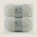Chunky Chenille Yarn Velvet Soft Super Bulky Size 6 for Crocheting Knitting, Baby Blanket Yarn, 100g 71 Yds per Skein, Easy to Use for Scarves, Amigurumi, Crafts (2, Milky White)
