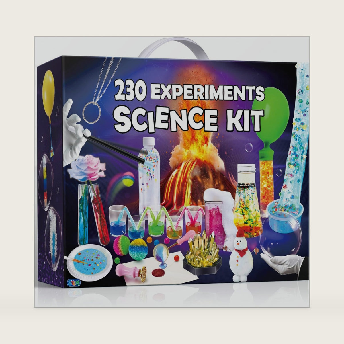 PATIFEED 230 Experiments Science Kit for Kids Chemistry Set
