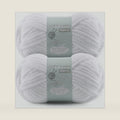 Chunky Chenille Yarn Velvet Soft Super Bulky Size 6 for Crocheting Knitting, Baby Blanket Yarn, 100g 71 Yds per Skein, Easy to Use for Scarves, Amigurumi, Crafts (2, Pure White)
